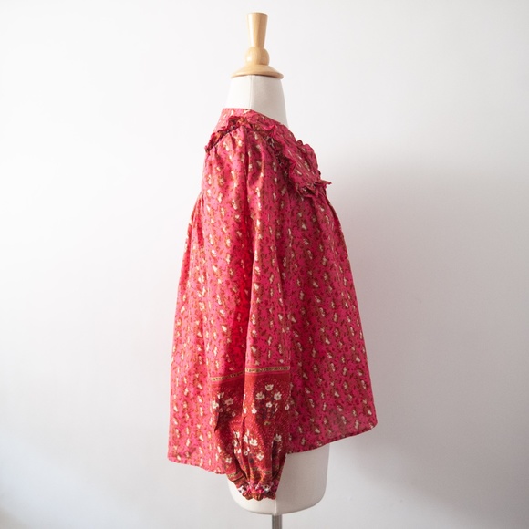 Joie Western Ruffle Button Down Top | Cowgirl - Picture 8 of 10